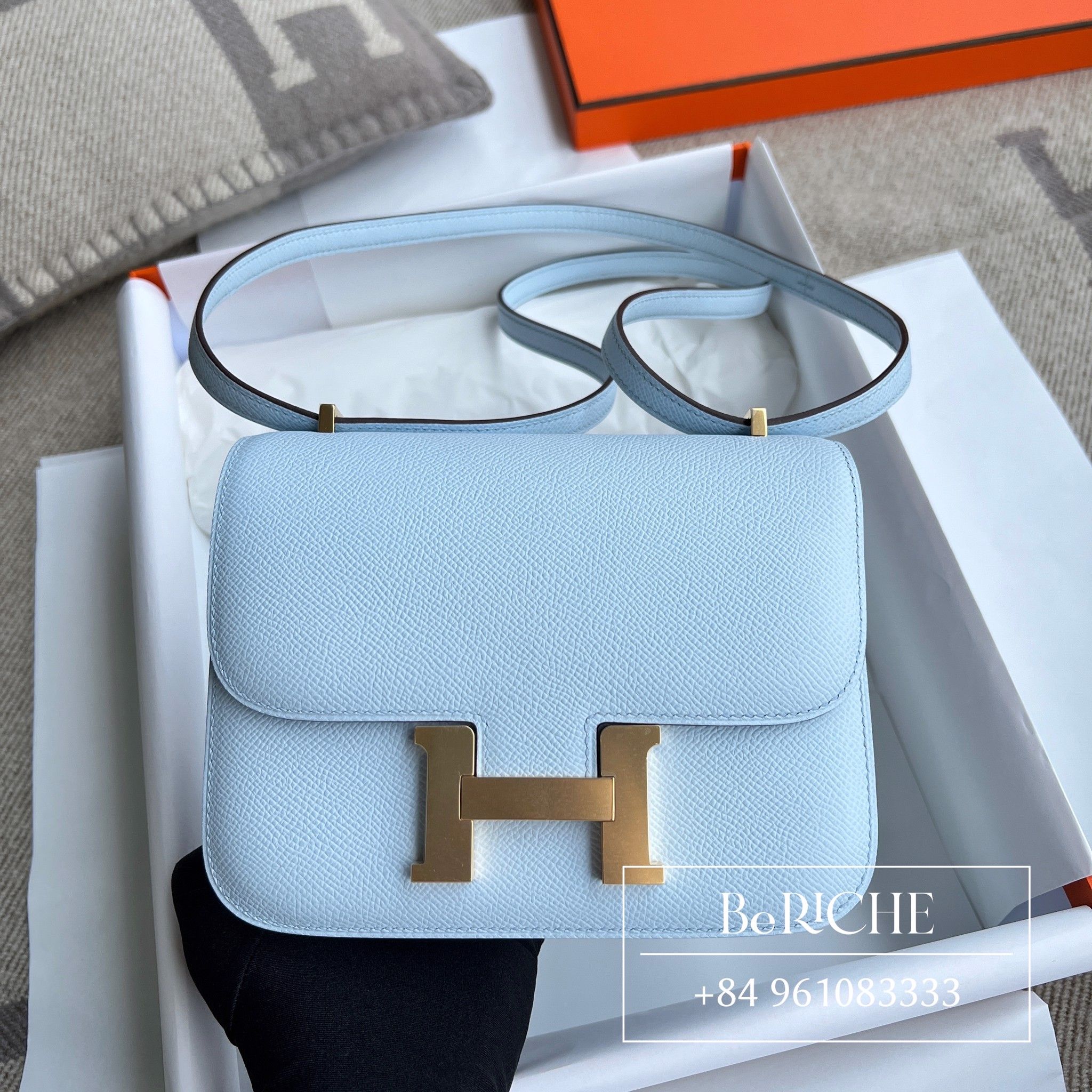 Hermes Chai Epsom Constance 18 PHW