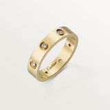  Cartier love ring, 8 diamonds 