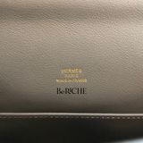  Kelly Pochette KP22 Swift Leather Etain GHW 