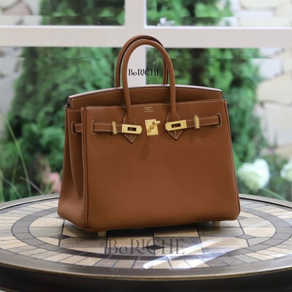  Birkin B25 Togo Gold GHW 