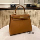  Kelly 25 K25 Epsom Gold GHW 