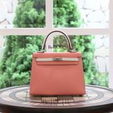  Kelly Hss K25 Epsom Bicolor (Rose Confetti/Blance) PHW 