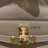  Kelly Mini K20 Epsom Etoupe GHW 