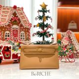  Kelly Pochette KP22 Swift Leather Chai PHW 