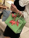  Birkin B25 Epsom Vert Criquet PHW 