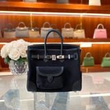  Birkin B25 Cargo Black PHW 