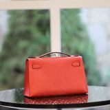  Kelly Pochette KP22 Lizard Pink PHW 