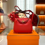  Mini Lindy 20 Swift Leather Rouge GHW 