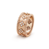  VCA Perlée clover ring, medium model 