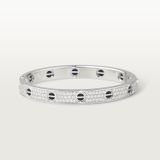  Cartier love bracelet, diamond, ceramic 