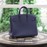  Birkin B25 Togo Bleu Brighton GHW 