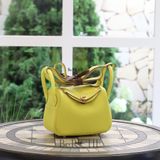  Mini Lindy 20 Clemence Leather Lime GHW 