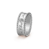  VCA Perlée signature ring 