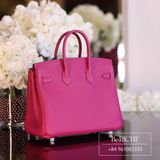  Birkin B25 Togo Rose Purple PHW 