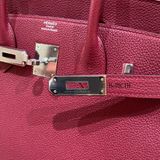  Birkin B30 Togo Rouge Grenat PHW 