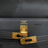  Kelly K25 Togo Noir Black GHW 
