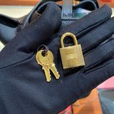  Picotin P18 Clemence Leather Black GHW 