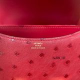  Constance 18 Ostrich Rouge Vif GHW 