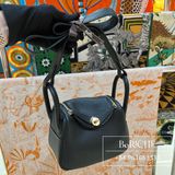  Mini Lindy 20 Clemence Leather Black GHW 