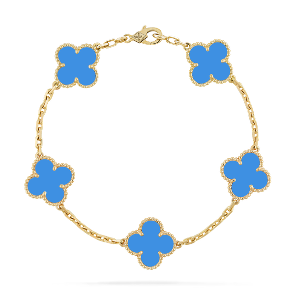  VCA Vintage Alhambra bracelet, 5 motif 