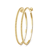  VCA Perlée pearls of gold hoop earrings, large model 