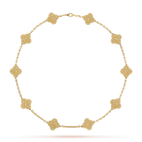  VCA Vintage Alhambra  necklace, 10 motifs 