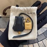  Birkin Hss B25 Bicolor Togo Craie/Noir (GHW) 