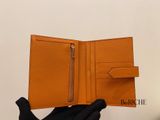  Hermes Wallet Bearn Compact Orange GHW 