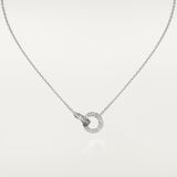  Cartier love Necklace Diamond Paved 