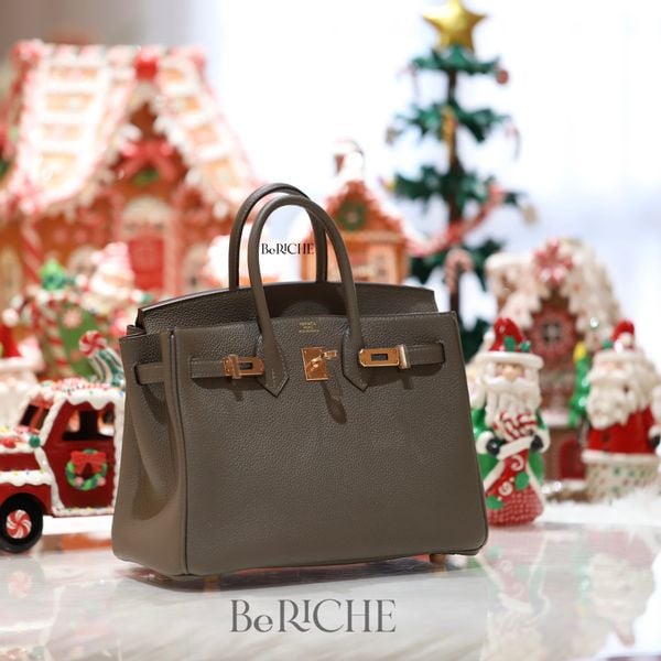  Birkin B25 Togo Etain 