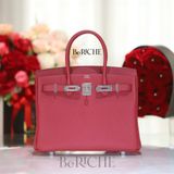  Birkin B30 Togo Rouge Grenat PHW 