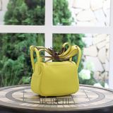  Mini Lindy 20 Clemence Leather Lime GHW 