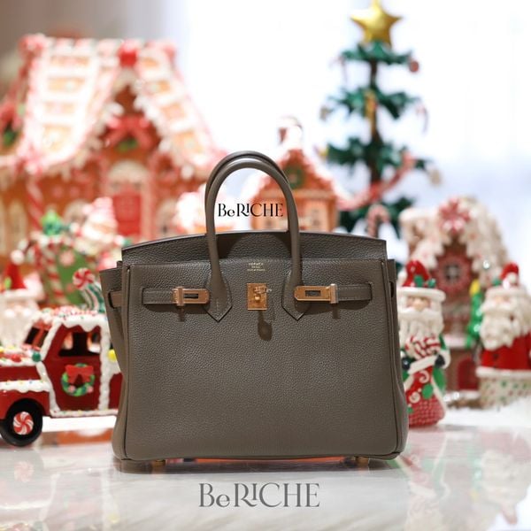  Birkin B25 Togo Etain 