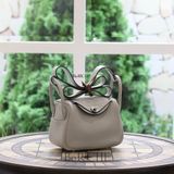  Mini Lindy 20 Clemence Leather Bleu Pale PHW 