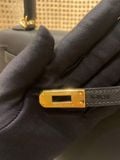 Kelly K25 Epsom Noir Black GHW 