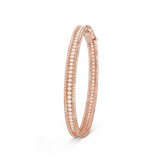  VCA Perlée diamonds bracelet, 1 row, medium model 