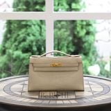 Kelly Pochette KP22 Crocodile Alligator Matte Beton 