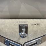  Kelly Mini Hss K20 Epsom Bicolor Carie/ Chai PHW 