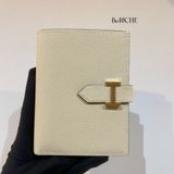  Hermes Wallet Bearn Compact Craie GHW 