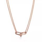  Tiffany Hardwear Large Double Link Pendant 