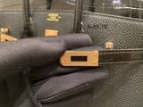  Birkin B25 Touch Togo/Crocodile Noir Black RGHW 