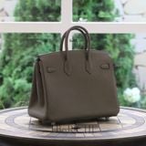  Birkin B25 Togo Gris Meyer PHW 