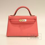 Kelly Mini K20 Epsom Rose Azalle 