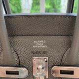  Birkin B25 Togo Gris Meyer PHW 