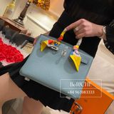  Birkin B25 Togo Blue Ciel PHW 