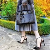  Birkin B30 Crocodile Noir Black PHW 