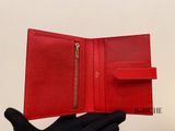  Hermes Wallet Bearn Compact Red GHW 