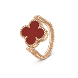  VCA Vintage Alhambra reversible ring 