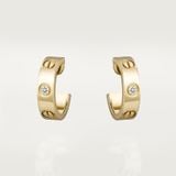  Cartier love earrings, diamond 