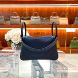  Lindy 26 Clemence Leather Blue Nuit PHW 